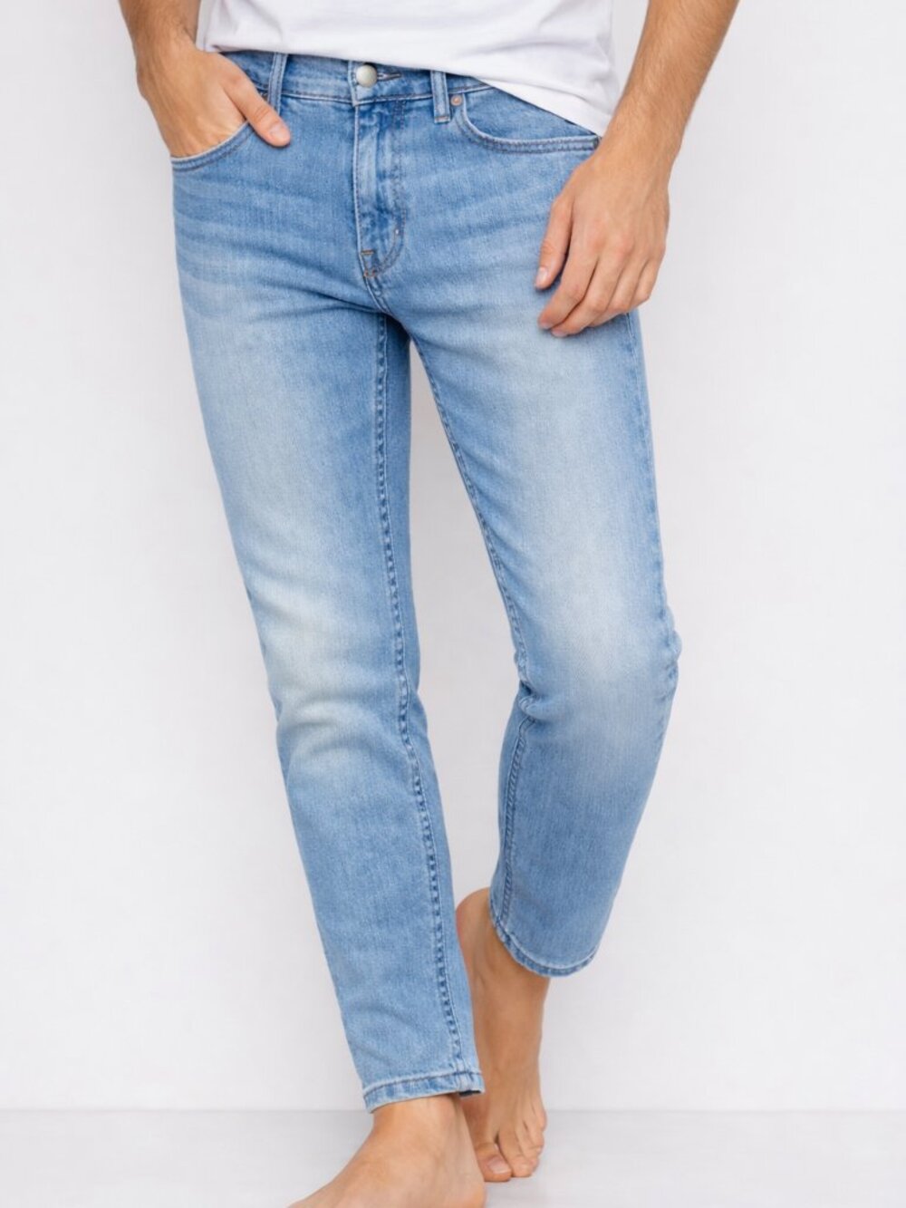 Bluenotes 29/32vfaded thigh super skinny fit jeans
